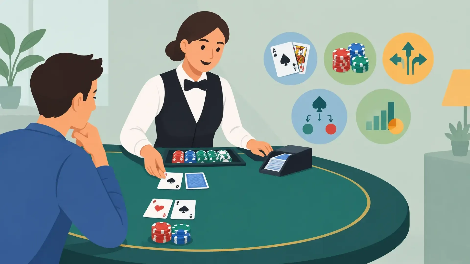 Blackjack voor beginners: regels, basisstrategie en slimme beslissingen